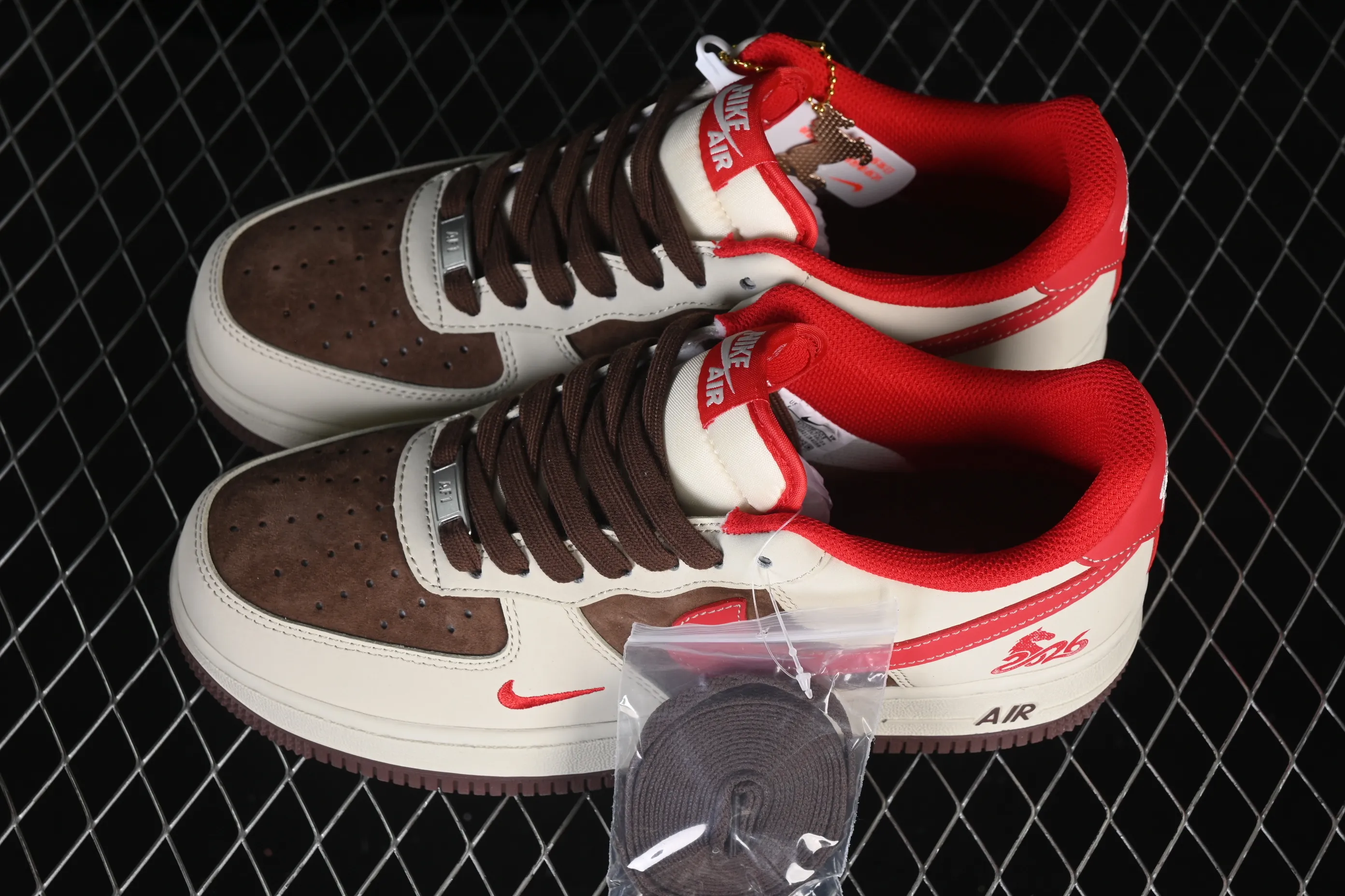 All categories Nk Air Force 1 Air Force series Nk Air Force 1 Low Air Force low top Nike Air Force 1'07 Low Year of the Horse brown Air Force 1 low top casual sneakers XD0028-003